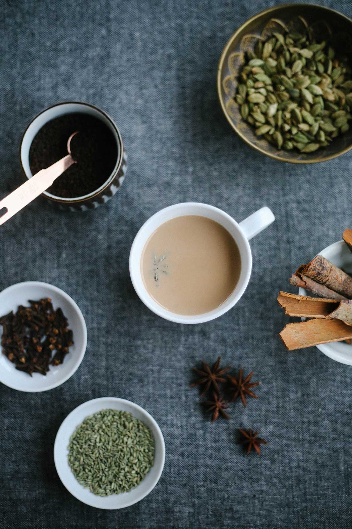 Masala chai tea for keto and low carb. Authentic Indian recipe with whole spices from scratch.