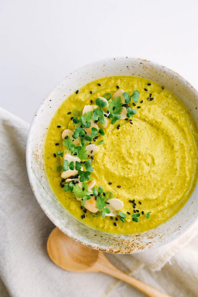 Keto Broccoli Soup with Turmeric and Ginger Happy Keto