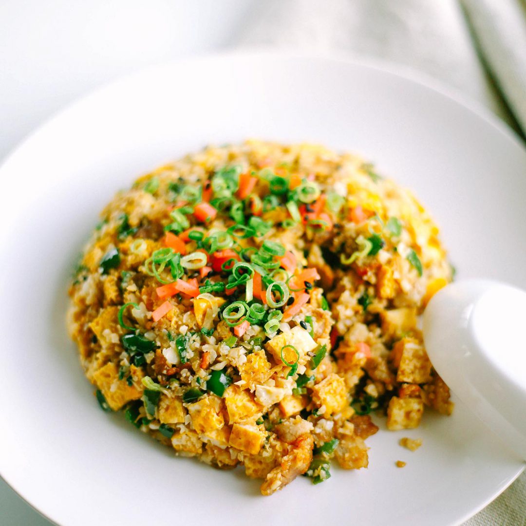 Keto Fried Rice with Pork (Japanese Chahan) Happy Keto