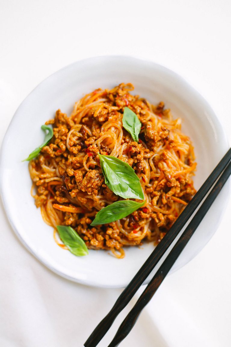 Keto Sambal Pork Noodles Spicy Sweet Happy Keto keto-sambal-pork-noodles-spicy-sweet-happy-keto